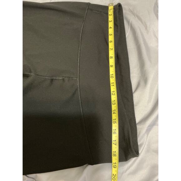Old Navy Elevate Maternity Leggings Women XXL Black Go Dry Cropped Yoga Active - Picture 6 of 8